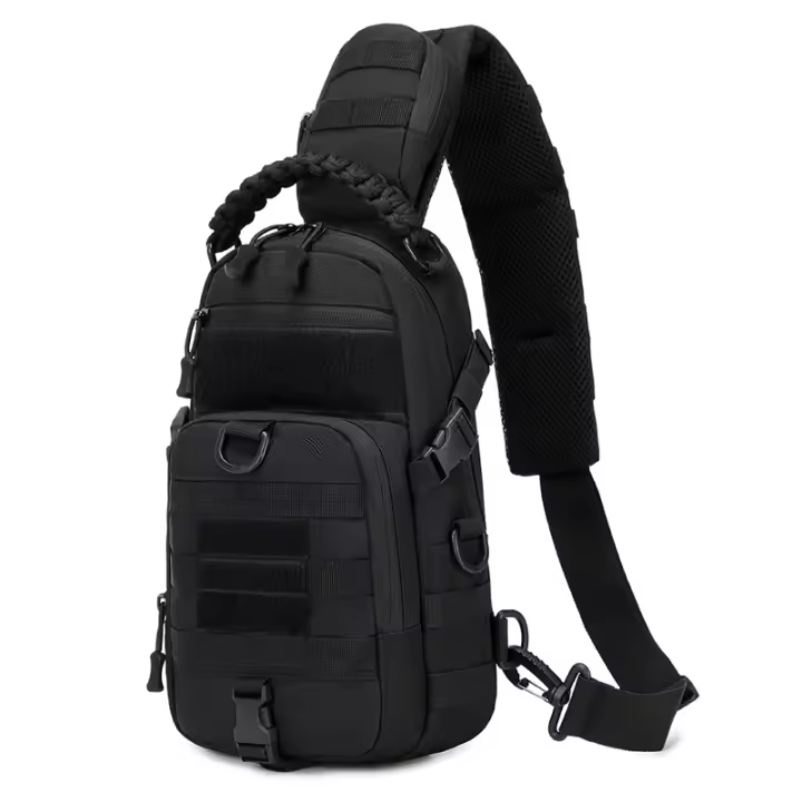 Riñonera deportiva para hombre, para exteriores, camping, senderismo, pesca, escalada, mochila, bolsas de pecho - 1