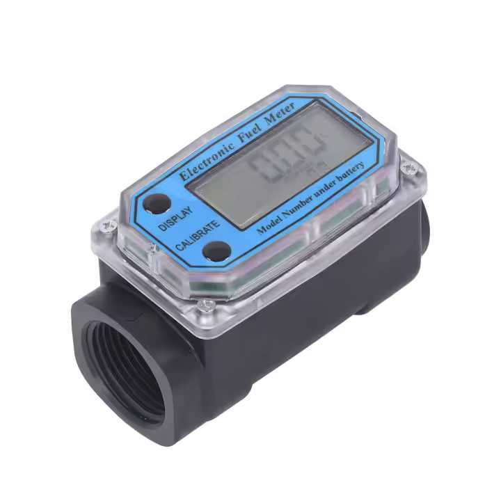 Escáneres y probadores, medidor de flujo de combustible de turbina electrónica de 1,3 pulgadas, medidor de combustible de engranajes con pantalla digital con batería de 2,3 a 3,3 V - 1