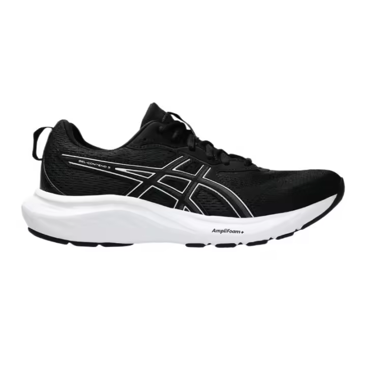 Leten Mujer GEL-CONTEND 9 Zapatillas para correr en negro/blanco - 1