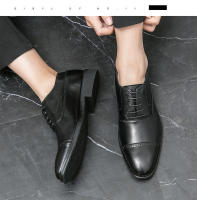 Vestido de hombre Zapatos Oxford con cordones Moda Zapatos de cuero de negocios de color sólido de gran tamaño - details 13