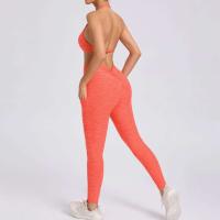 Traje de entrenamiento de gimnasia reforzado deportivo para mujer, ropa deportiva para mujer, traje de yoga rojo, negro y rosa 2024 - details 26