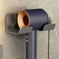 Organizador para secador de pelo, soporte para alisador de pared con aire acondicionado, estante, soporte para cepillo de pelo, accesorios de baño - details 10