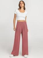 Pantalones de Moda para Mujer de Cintura Alta y Sólida Pantalones Anchos para Primavera Otoño - details 13