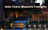 4pcs Luces Solar de Cerezo Iluminación con 20 luces LEDDecorativa para Jardín Trasero Césped - details 0