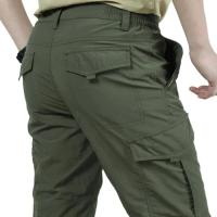 Pantalones de senderismo de secado rápido para hombre, pantalones transpirables de verano para exteriores, montañismo, pesca, senderismo, deporte, pantalones de camuflaje tácticos - details 7