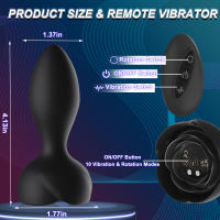 Vibrador Inalámbrico Masajeador de Cúrculo Anal con Control Remoto Estimulador de Prostata para Hombres Juguete Sexual Adulto Salud Sensual - details 4