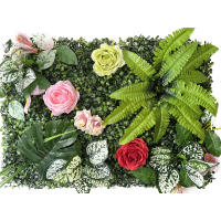 Alfombra de Césped Artificial Panel de Pared de Césped Verde para Decoración de Hogar y Jardín al Aire Libre Flores Artificiales para Iluminación y Decoración - details 2