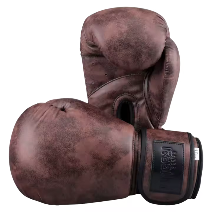 Guantes de Boxeo Retro Colores para Adultos Cuero PU para MMA, Muay Thai, Sanda GYM 6 a 12OZ - 1