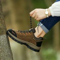 2020 nueva llegada calidad suela gruesa protege tus pies zapatos de senderismo de moda Neutral para mujer al aire libre - details 13