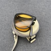 Gafas de sol plegables para mujer, lentes de diseñador de marca, UV400, Retro, a la moda, nuevas - details 4