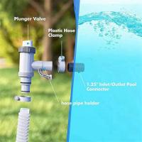 Adaptador de manguera para piscina sobre el suelo, adaptador de manguera para piscina con válvula de émbolo, 2 uds. - details 3