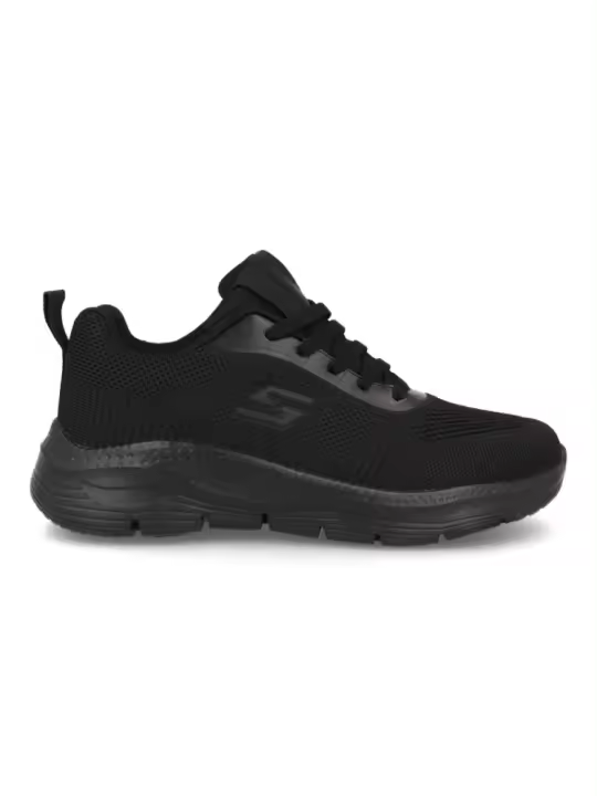 Deportivos de mujer transpirables, súper cómodos en material textil, con suela ultra ligera 365 Negro ideal para caminar - 1