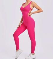Monos de Yoga sin Costuras Estilo Deportivo para Mujeres Correa Cruzada Levantamiento de Cadera - details 19
