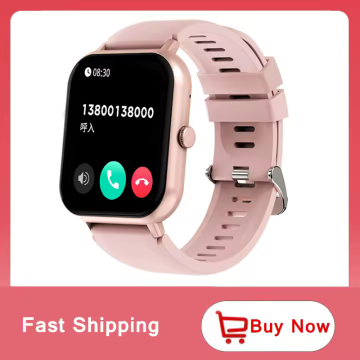 Reloj Inteligente de Pantalla Completa de 1.83 pulgadas Monitor de Sueño con Altavoz Incorporado - 1