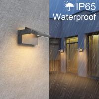 Lámpara LED de Pared de 24W para Exterior Interior IP65, Luz de Pared Ajustable, Moderno Apliques de Pared Aluminio para Entrada Jardines Pasillo Sala, Blanco Cálido 2700K-3000K, Bronce - details 27