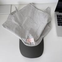 Pañuelo a cuadros Y2K para la cabeza, gorro de béisbol Y2K, ropa de calle, bufanda, gorra con visera, Bandana de algodón, pañuelo triangular para la cabeza, sombrero para exteriores - details 8