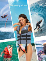 HISEA Chaleco de Flotación Ajustable para Adultos Ideal para Pesca, Drift, Deportes Acuáticos 88.18-242.51LB, Nivel de Flotabilidad 50N - details 2