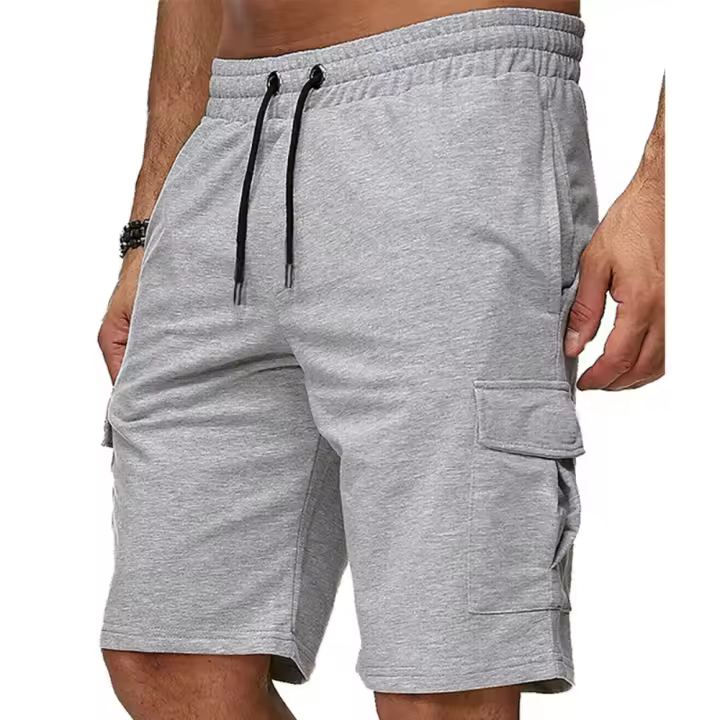 Pantalones Cortos Deportivos para Hombres Transfronteriza de Gran Tamaño Múltiples Bolsillos - 1