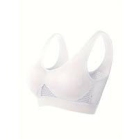 Sujetador deportivo con almohadillas incorporadas, transpirable, alta elasticidad, sin aros, perfecto para yoga, fitness, correr - details 23