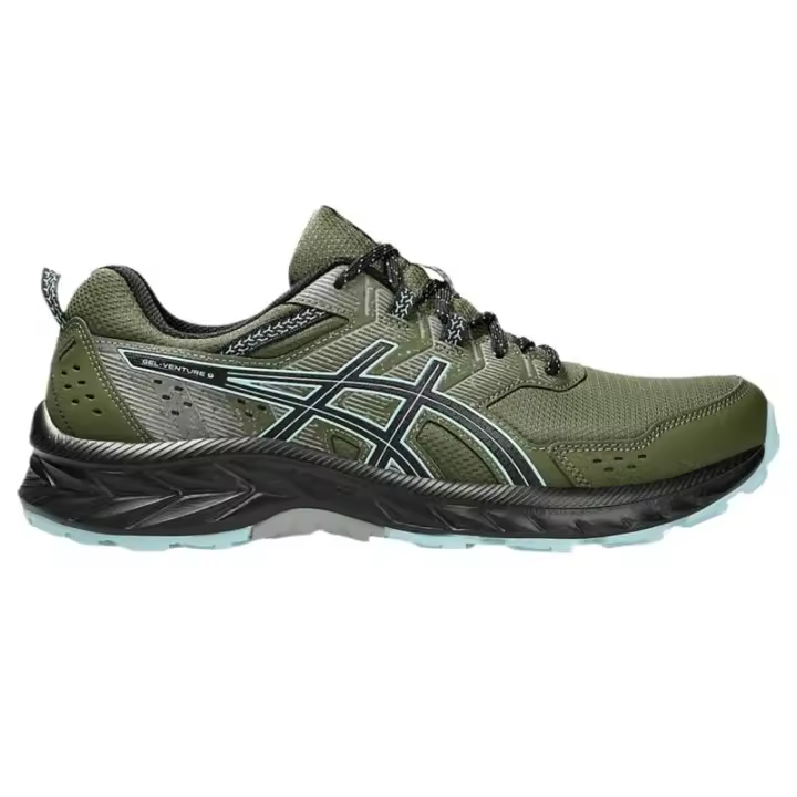 Zapatillas de trail running Leten GEL-VENTURE 9 para hombre en verde azulado/azul - 1