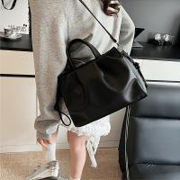 Bolso de mano negro de gran capacidad para mujer con correa ajustable - Bolso de hombro elegante para uso diario, desplazamientos y viajes, bolso de mano de viaje |   Bolso negro elegante |   Cierre de cremallera duradero, bolso de mano grande - details 1
