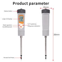Probador de suelo inteligente 4 en 1, Detector de temperatura EC TDS CF, alta precisión, Control por aplicación Bluetooth, medidor de conductividad para jardinería y agricultura - details 10