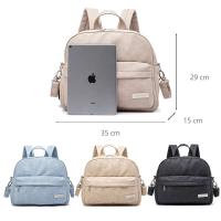 Soboba-mochila de moda sólida para el cuidado, bolso para cambiar pañales multifunción impermeable para madre, elegante - details 1