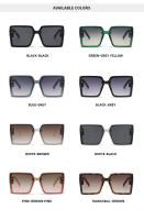 Toyear-gafas de sol cuadradas de diseñador de marca clásica para mujer, lentes de sol de tendencia, moda Vintage, lujo, diamante, Marco grande, UV400, 2023 - details 5