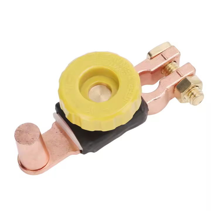 Arrancadores de batería y energía portátil, interruptor de desconexión de batería de poste superior, latón a prueba de óxido, servicio pesado para coche de 6V y 12V - 1