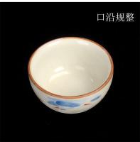 Mi Huang Kiln Fish Play taza de té de Kung Fu con hoja de loto, taza de maestro, tarro de degustación de té de cerámica individual, lata de apertura de porcelana Ru para nutrir - details 2
