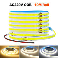 Tira de luces LED COB de 220V y 240V para interior, cinta Flexible no impermeable, superbrillante, RA90, 240LED/m, 5M, 10M/rollo, sin energía - details 0