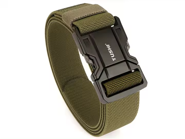 Cinturón Casual de Nylon Ancho de 3.8cm, Hecho en China, Cierre de Aleación - 1