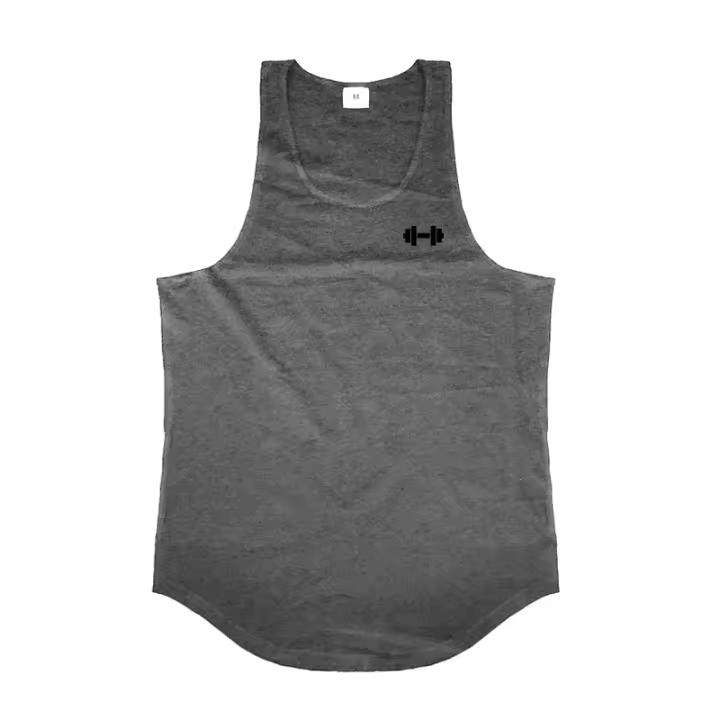 Camiseta sin mangas de entrenamiento para hombre, prenda de vestir, transpirable, fina, informal, de verano - 1