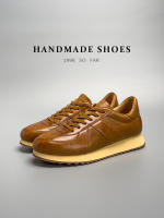 Bullet alta gama simple y versátil primera capa de cuero de vaca estilo retro cuero genuino zapatos de los hombres. - details 5