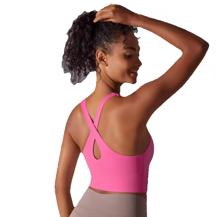 Chaleco de Yoga para Mujeres Top de Tanque de Color Sólido Ropa Interior Transpirable para Yoga, Gimnasio, Correr - 1