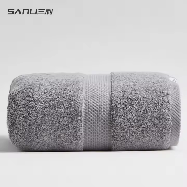 Juego de Toallas Baño Grandes, Ducha Algodón Premium, 550gsm, 2 Piezas (80x160), Extra Suaves - 1