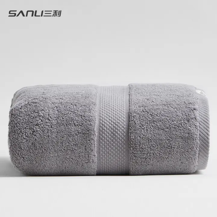 Juego de Toallas Baño Grandes, Ducha Algodón Premium, 550gsm, 2 Piezas (80x160), Extra Suaves - 1