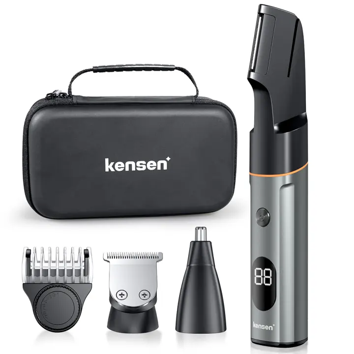 Kensen Afeitadora Profesional 3 en 1 para Hombres con Recortadora de Barba Máquina de Corte de Cabello Eléctrica IPX6 Impermeable - 1