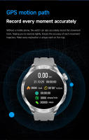 2025 Nuevo reloj inteligente deportivo GPS de pantalla amoled de 1,85 pulgadas frecuencia cardíaca brújula NFC masculina oxígeno en sangre asistencia de voz de llamada Bluetooth Batería de 410 ma ip68 reloj inteligente impermeable Para Android e Ios - details 11