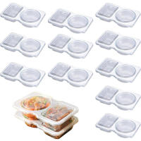 Recipientes para salsa desechables integrados con tapas - Ideales para condimentos, aceite picante, salsas (porta y herméticas) (20 piezas) - details 3