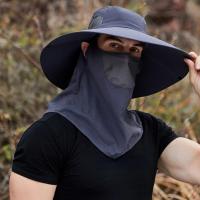 Gorra de Sol Plegable para Hombres Gorra de Vaquero de Ala Grande Anti-UV - details 1