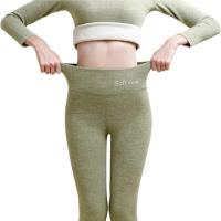 Mallas térmicas de Invierno para mujer, Leggings con forro peludo, suaves, cálidas, informales, delgadas - details 1