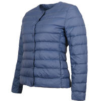 Abrigo de mujer ultra ligero de pluma de pato con tejido mate cálido abrigo a prueba de viento parka chaquetas de down para mujer material de exterior de nylon material de forro de poliamida tipo de botón de cierre - details 12