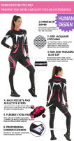 Conjunto de ropa de Ciclismo de X-TIGER para mujer, Jersey transpirable de manga larga para bicicleta de montaña, otoño - details 1