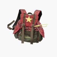 Mochila de gran capacidad con dibujos animados de Lucky Star, mochila escolar con cordón y múltiples bolsillos de estilo coreano, bolsa de nailon Y2K para senderismo y acampada para estudiantes - details 11