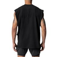 Camiseta de Deportivo sin Mangas Transpirable para Hombres Corte Lateral Abierto de Verano - details 2