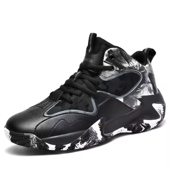 Zapatillas de baloncesto antideslizantes para hombre, zapatos deportivos cómodos y transpirables para exteriores, zapatillas de baloncesto atléticas de entrenamiento para jóvenes - 1