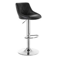 Taburete de Bar con respaldo, reposapiés de altura ajustable, silla de comedor, sillas de café de ocio, taburete de Bar giratorio de elevación, 1 ud. - details 1