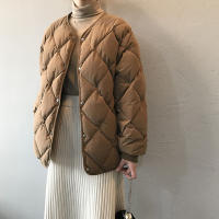 Women lightweight down cotton wear short coat autumn winter padded jacket - details 20