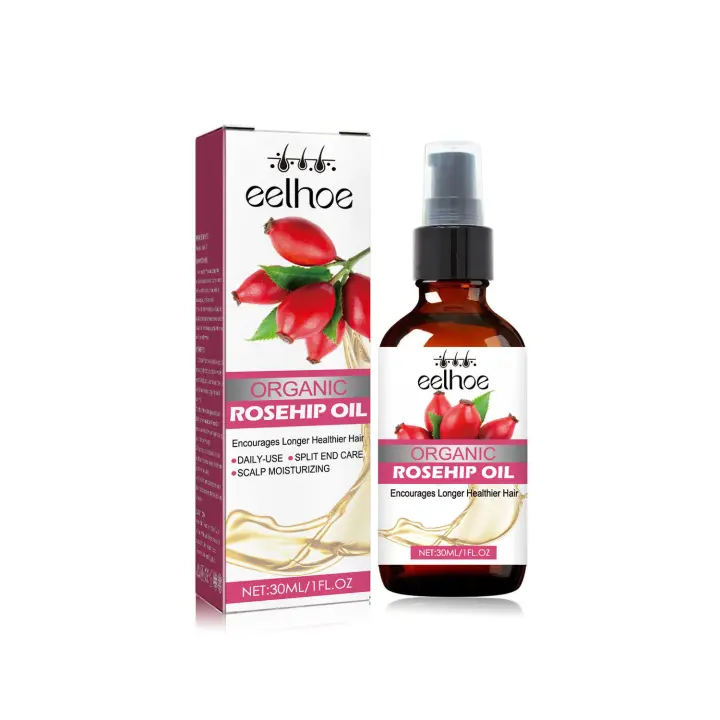 El aceite de rosa para cabello grueso hidrata, nutre el cabello, alivia la sequedad, fortalece la dureza, solidifica y previene. - 1